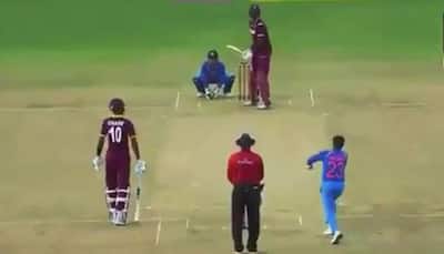 WATCH: Kuldeep Yadav outfoxes Jason Holder, MS Dhoni does the rest to send West Indies skipper packing