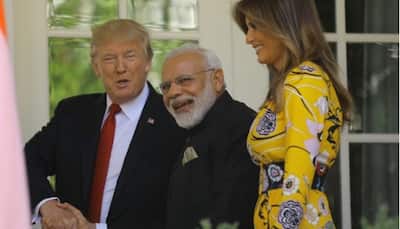 PM Narendra Modi’s candid comments with Donald Trump, Melania at White House – Watch video
