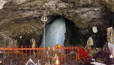 Under drone surveillance, first batch of pilgrims leaves Jammu for Amarnath Yatra