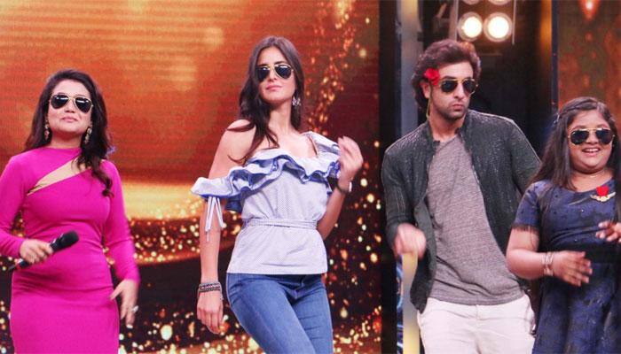 Jagga Jasoos: Ranbir Kapoor and Katrina Kaif shake a leg on &#039;Sa Re Ga Ma Pa Lil Champs&#039;