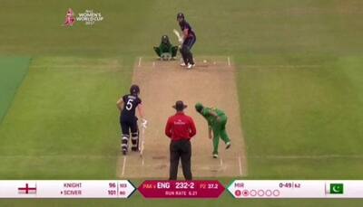 WATCH: Three sixes in a row! England's Natalie Sciver goes 'boom-boom' against Pakistan in WWC 2017
