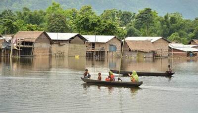 Assam flood situation remains grim, water level in Brahmaputra, tributaries rises above danger mark 