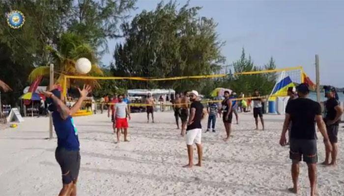 WATCH: Virat Kohli and Co enjoy beach time in Antigua, indulge in intra-team volleyball match