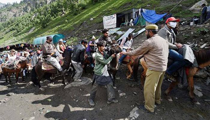 Amarnath yatra resumes from Pahalgam and Baltal routes