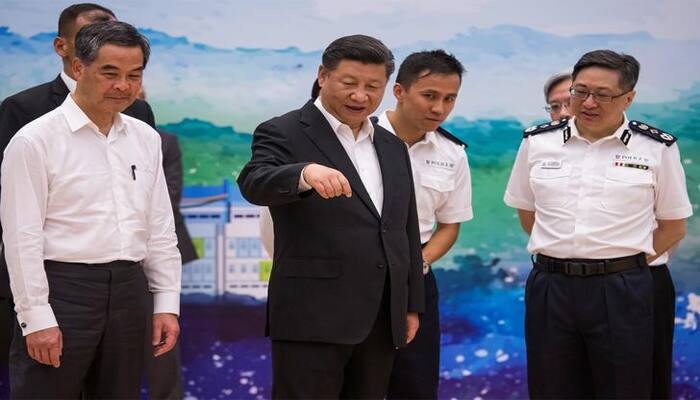 China's Xi Jinping sees "challenges" in Hong Kong autonomy as protests gather steam 