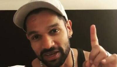 WATCH: Shikhar Dhawan thanks fans on social media after achieving a special milestone