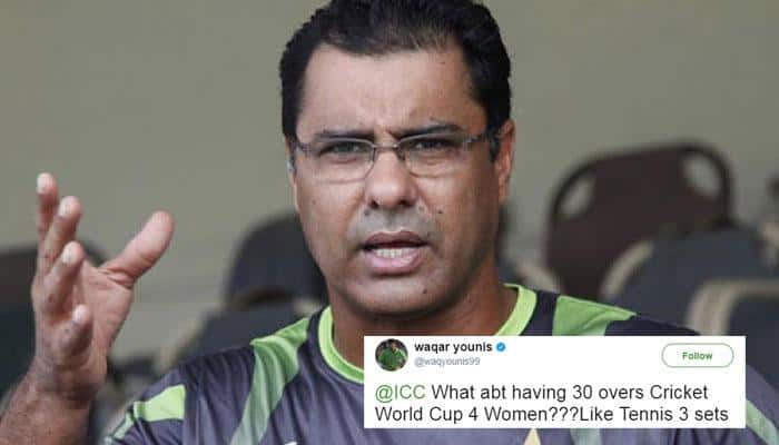 Waqar Younis faces heat on Twitter after suggesting 30-over ODI cricket for women