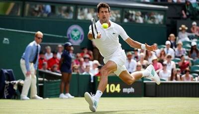Wimbledon 2017: Novak Djokovic advances as Martin Klizan retires injured in round one