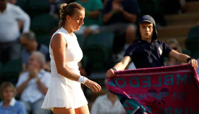 Wimbledon: Petra Kvitova &#039;Comeback Express&#039; runs out of steam, loses to 95th-ranked American Madison Brengle