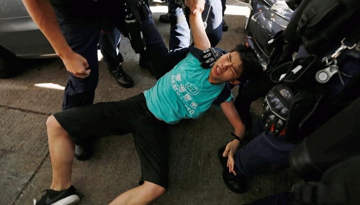 Hong Kong student leaders say they won't contest Occupy protest charge
