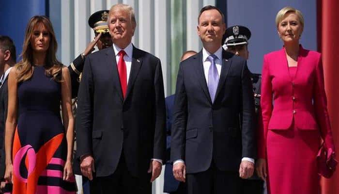 Donald Trump&#039;s handshake blunder: Poland&#039;s Andrzej Duda rejects reports of wife &#039;snubbing&#039; US President