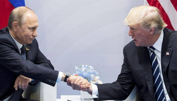 Donald Trump, with Vladimir Putin, predicts 'positive things' for US, Russia