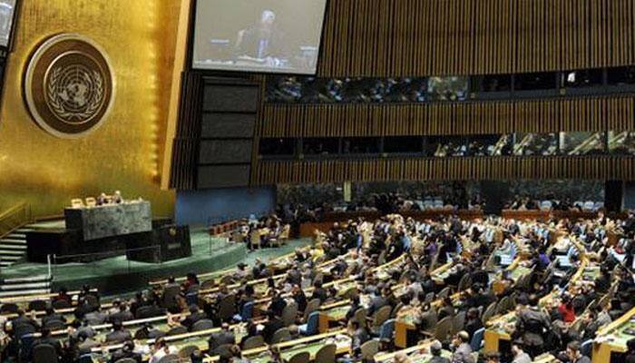 Nearly two-thirds of UN states agree treaty to ban nuclear weapons