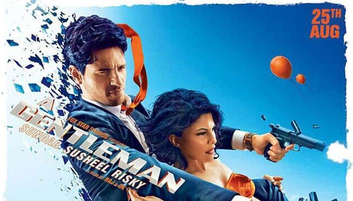 Sidharth Malhotra and Jacqueline Fernandez set the temperature rising in &#039;A Gentleman&#039; new poster!