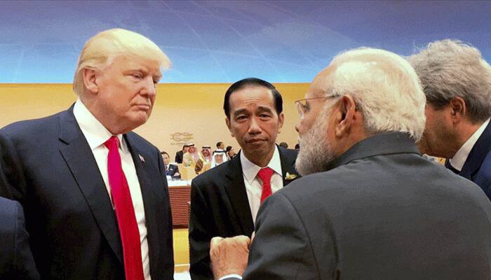 Donald Trump walks up to Modi for &#039;impromptu&#039; chat at G20 Summit