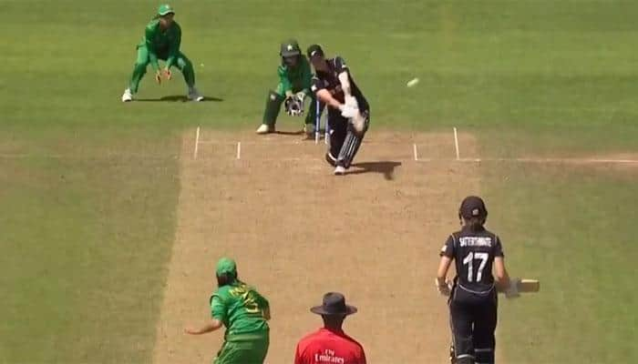 WATCH: New Zealand&#039;s Sophie Devine becomes first woman to hit nine sixes in an innings