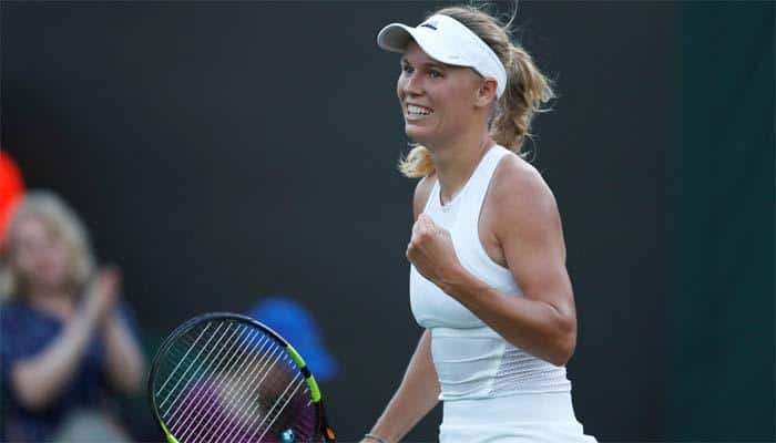 Wimbledon 2017: Caroline Wozniacki back from the brink to reach last 16