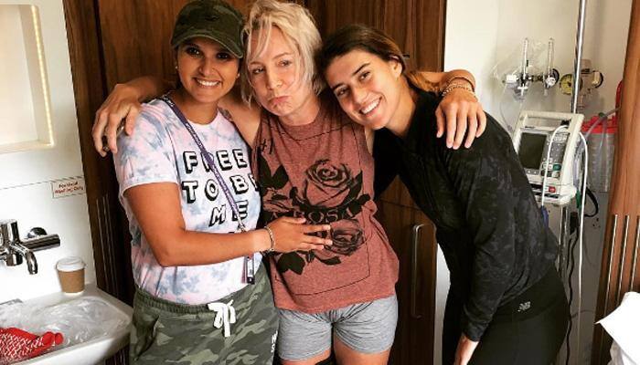 Sania Mirza pays visit to close friend Bethanie Mattek-Sands in hospital along with Sorana Cirstea