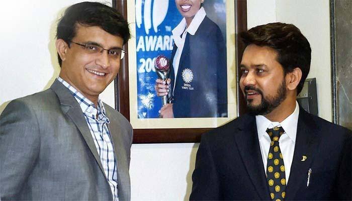 Need you back in Indian Cricket, says Sourav Ganguly to ex-BCCI chief Anurag Thakur
