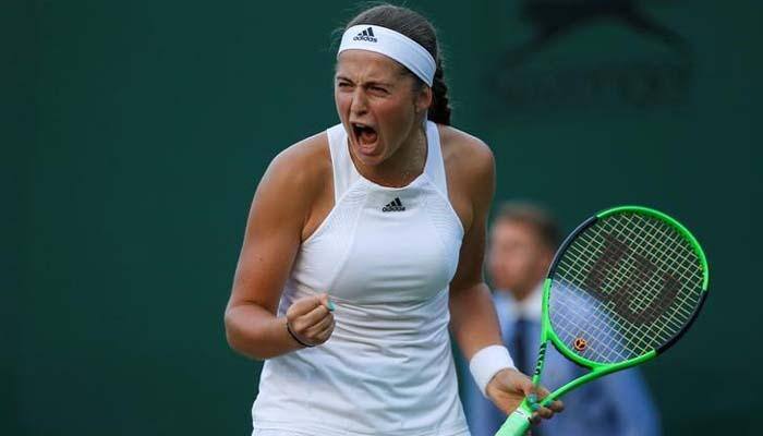 Wimbledon 2017: Jelena Ostapenko romps into quarter-final round to keep double dream alive
