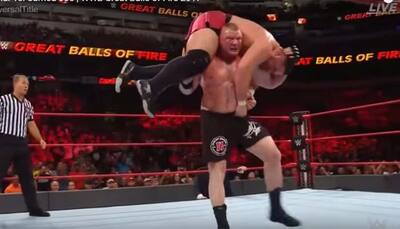 WWE Great Balls of Fire: Brock Lesnar delivers F5 to defeat Samoa Joe to retain title