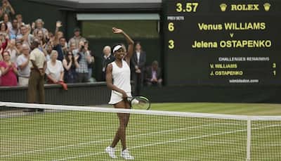 Venus Williams reaches 10th Wimbledon semi-final after dispatching Jelena Ostapenko 