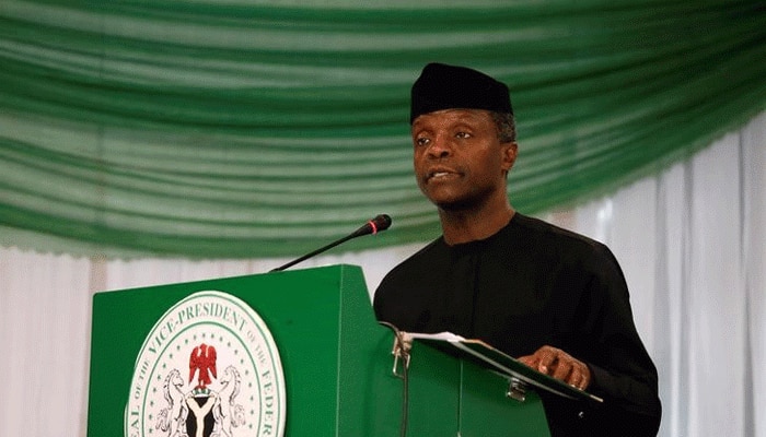 Nigerian Vice President Yemi Osinbajo back home after London visit to ailing President