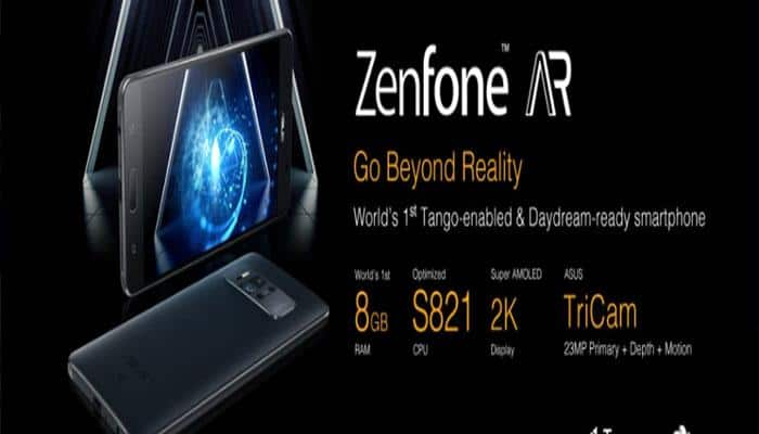 ASUS ZenFone AR launched in India at Rs 49,999