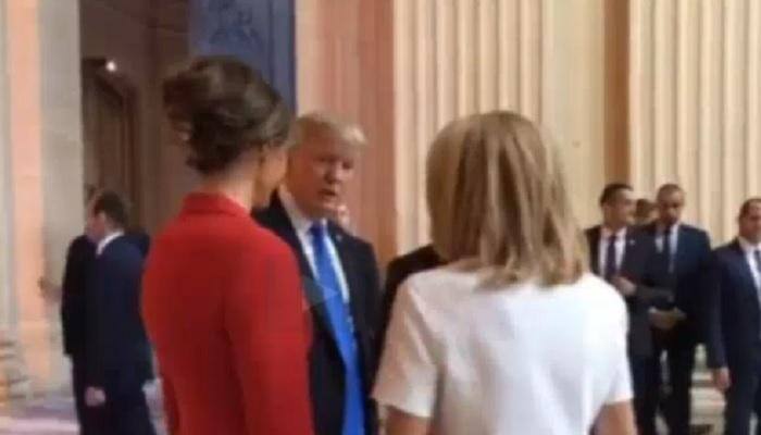 You're in such good shape, beautiful: Donald Trump to French First Lady Brigitte Macron