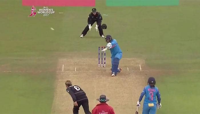WATCH: Veda Krishnamurthy demoralises New Zealand with typhoonic half-century in ICC Women&#039;s World Cup