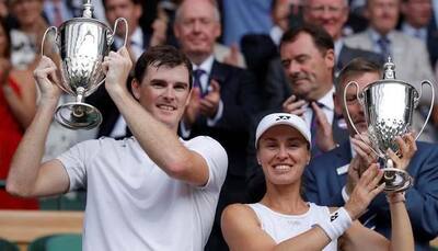 Wimbledon 2017: Martina Hingis and Jamie Murray grab mixed doubles title