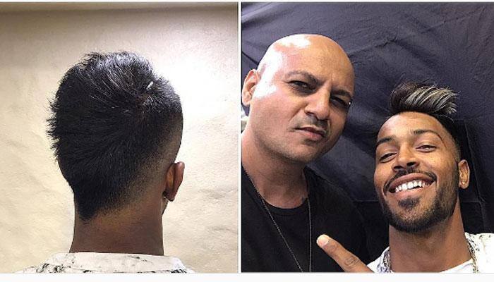 Hardik Pandya opts for a funky hair-do ahead of India's tour of Sri Lanka -  see pic | Cricket News | Zee News