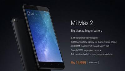 Xiaomi launches Mi Max 2 in India at Rs 16,999: Know about features, specifications!
