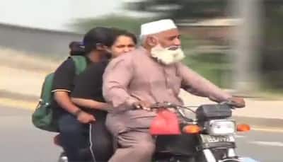 WATCH: Pakistan women's cricketer Nashra Sandhu leaves airport on bike as PCB doesn't arrange transport