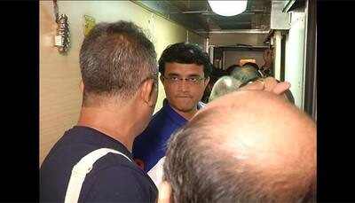 WATCH: On way to unveil statue, Sourav Ganguly faces struggle over berth with fellow passenger