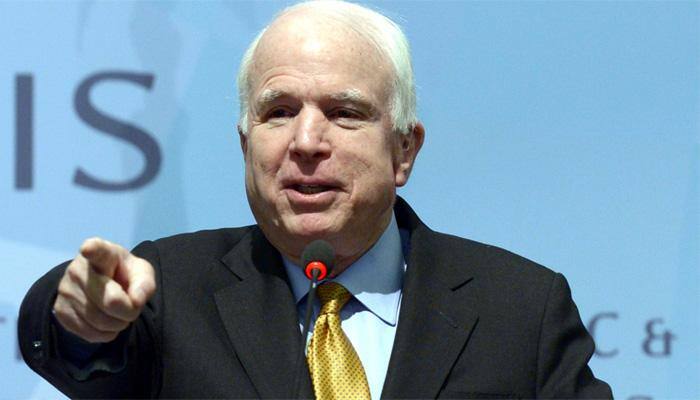 US Senator McCain diagnosed with brain tumour