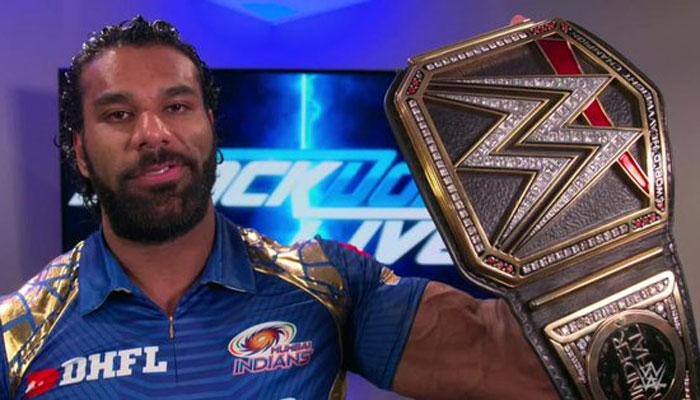 Mumbai Indians present special return gift to WWE champion Jinder Mahal