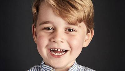 UK palace releases Prince George's 4th birthday portrait