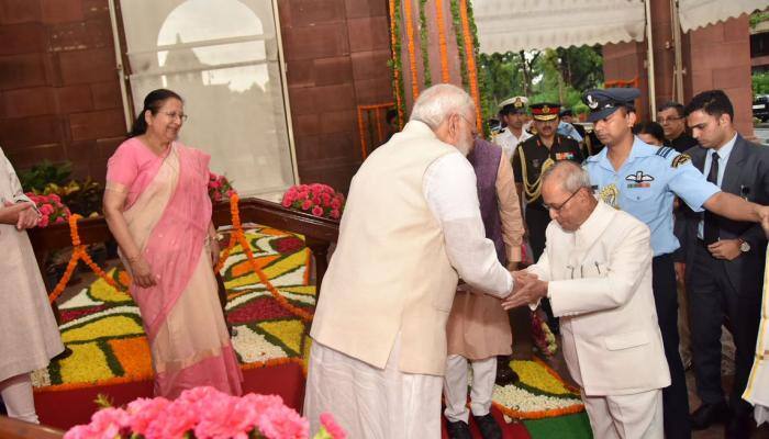 President Pranab Mukherjee a 'guru' who taught generations of MPs: Lok Sabha Speaker Sumitra Mahajan