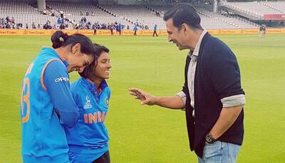 Akshay Kumar travelled barefoot to cheer for the Women in Blue at Lord's