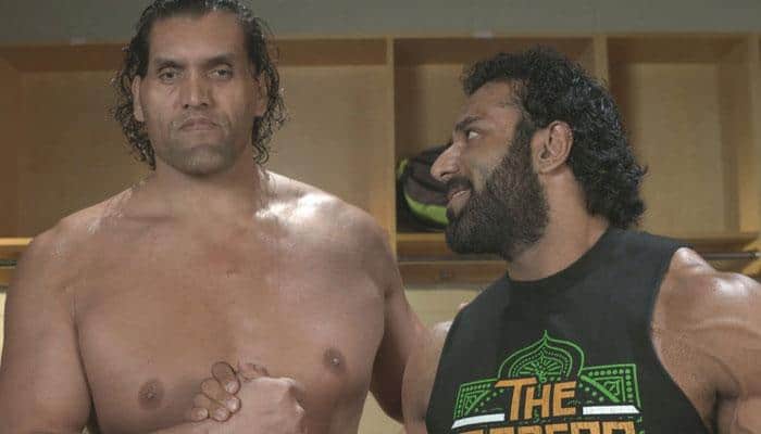 WATCH: Jinder Mahal, The Great Khali address fans after defeating Randy Orton at WWE Battleground