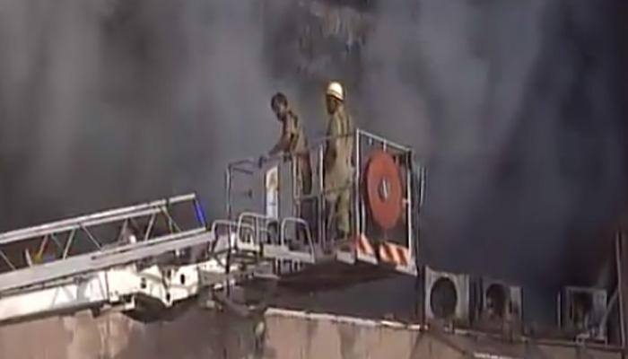 Major fire breaks out at Lok Nayak Bhawan near Khan Market in Delhi, 26 fire tenders pressed into service