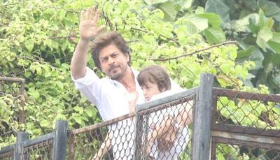 Shah Rukh Khan shares a cute pic of AbRam and we love it!