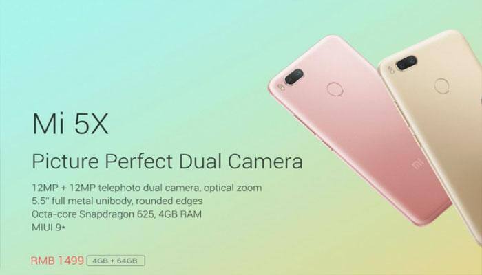Xiaomi launches Mi 5X with MIUI9: Know about price, specifications