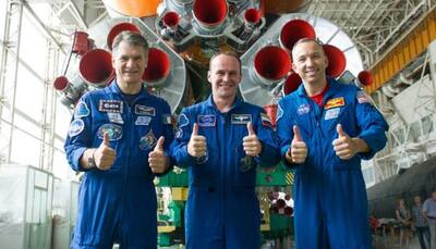 New three-member crew set for launch to International Space Station today – Watch LIVE