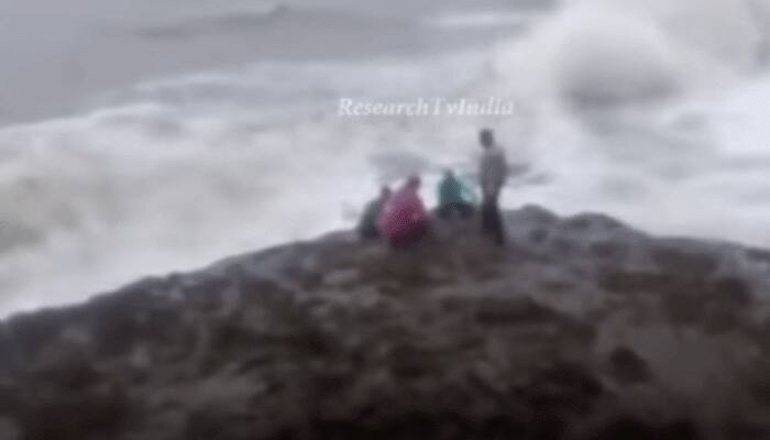 OMG Watch! Huge ocean wave washes away four Indians while trying to take selfie: Video has over 5 lakh views