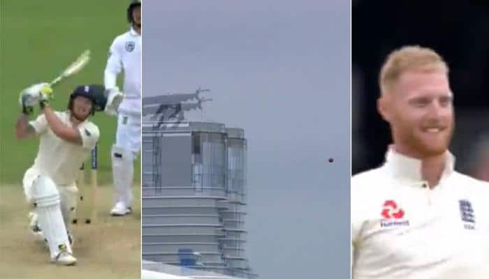 WATCH: Ben Stokes hits Keshav Maharaj for hat-trick of sixes, reaches hundred with huge one at Kennington Oval