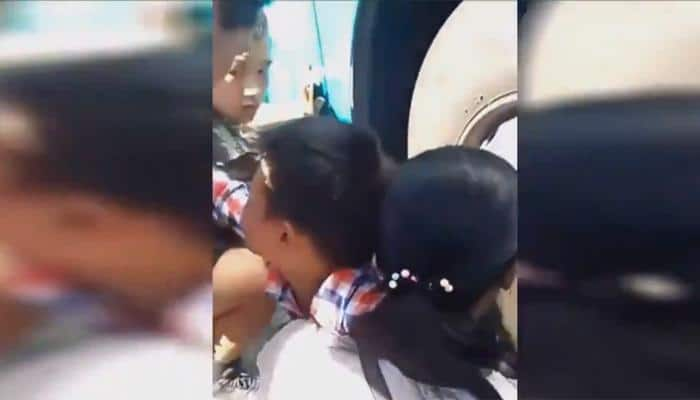 WATCH: Dramatic rescue of 8-yr-old who came under bus wheel in China