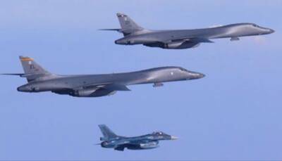 US bombers fly over Korean Peninsula in response to Pyongyang`s missile test