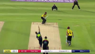 WATCH: 7 runs from 1 ball! English batsman makes it possible in NatWest T20 Blast